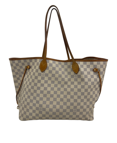 Neverfull GM, 620&euro;, Bolso, Azul/Beige, Canvas - General, Vista frontal